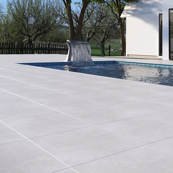 Banas White Tundra Porcelain Paver